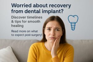 Close up animated image of a dental implant integrating with the jaw bone in the mouth. No text on the image.